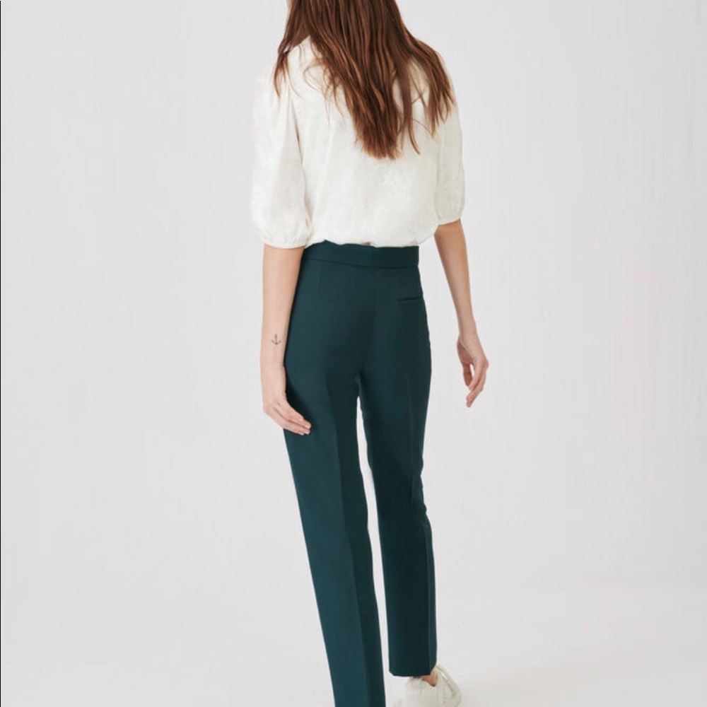 Maje dark green suit pants - Picture 4 of 6